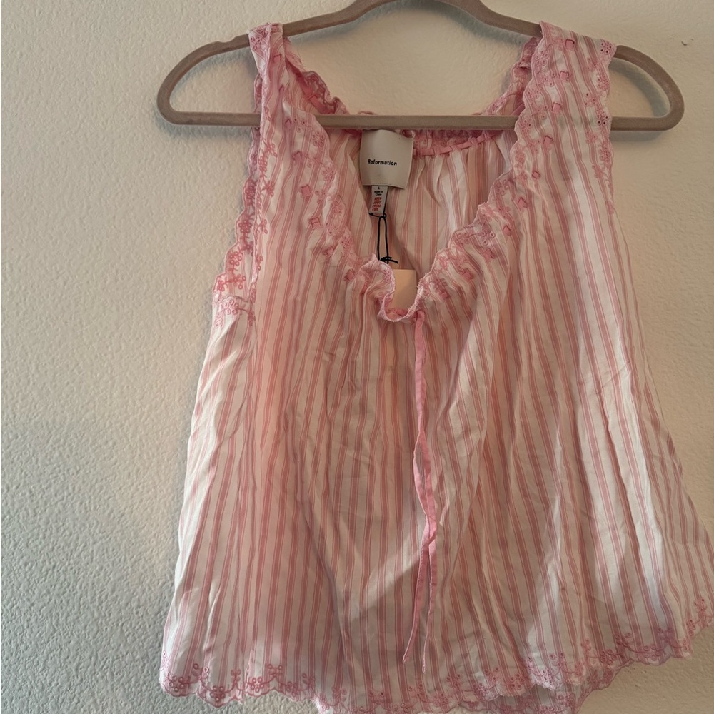 Reformation Hazel Pajama Top